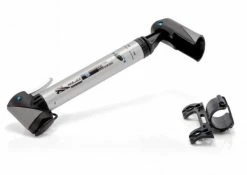 XLC Teleskop-Minipumpe Beta PU-T02 7 Bar Silber Aluminium 230mm Dualkopf