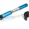 XLC Minipumpe MTB PU-M02 7 Bar Silber/blau 220mm Alu Dualkopf -Gepäckträger Verkaufsladen ID 120088 orig 600x600