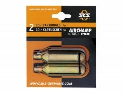 Ersatzkartusche SKS Airchamp Pro 2 Kartuschen,á 16g,auf Karte Ohne Gewinde