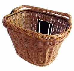 Lenker-Korb Basil Basimply Wicker 29x39x29 Cm Natur Weide Ohne Halter