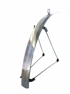 Schutzblechset Stronglight Flat Aluminiu 28", Silber, 42mm