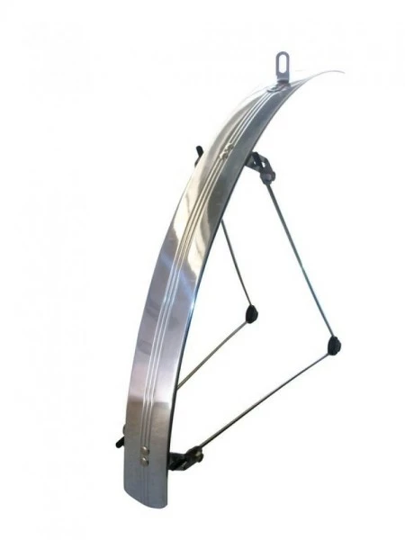 Schutzblechset Stronglight Flat Aluminiu 28", Silber, 42mm 3 Schutzblechset Stronglight Flat Aluminiu 28", Silber, 42mm