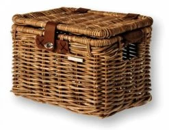 Basil Hinterradkorb Denton M Rattan Braun 39x27x25 Cm