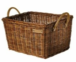 Transportkorb Basil Portland Classic Natur Rattan 36x49x24 Cm