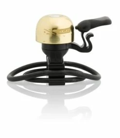 XLC Miniglocke Messing DD-M10 Ø 23mm, Messing,mit Schlaufenbefestigung