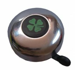 Sicherheitsglocke Reich Kleeblatt Verchr. Messing, Ø 55mm Auf SB-Karte