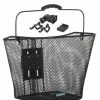 Vorderradkorb Around Basic Schwarz 32x23x26 Cm M. Lenkerhalter Engmaschig -Gepäckträger Verkaufsladen ID 123775 orig 600x600