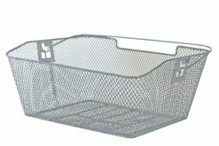 Around Hinterradkorb PVC 39x30x17cm Silber Engmaschig Abgeschrägt