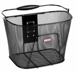 Unix Lenkerkorb Un`x Ricco 35x29x25cm, Schwarz, Engmaschig