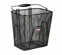 Unix Hinterradkorb Un`x Ruggero 32x31x24cm, Schwarz, Engmaschig
