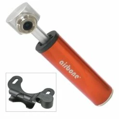 Minipumpe Airbone ZT-702 AV, 99mm, Orange, Inkl. Halter