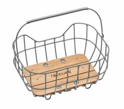 Racktime System Korb Baskit Breeze Silber Inkl. Snapit Adapter 27,4x24,1x35 Cm