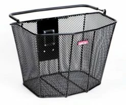 Unix Lenkerkorb Un`x Vicario 34x27x25cm, Schwarz, Engmaschig