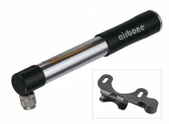 Minipumpe Airbone ZT-505 AV, 185mm, Schwarz Inkl. Halter