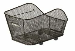 Basil Hinterradkorb Icon M Schwarz 40x33x25 Cm