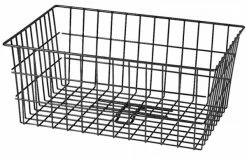 KLICKfix Hinterradkorb Maxi Schwarz 36x52x22 Cm