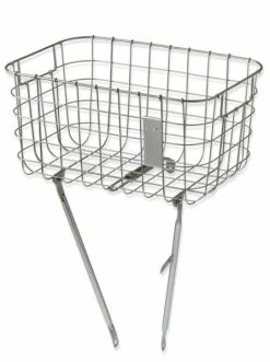 Vorderradkorb Basil Robin M. Streben 30x46x23cm Si,weitmaschig Festmontage
