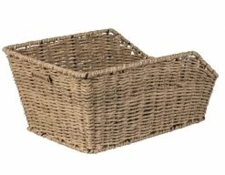 Hinterradkorb Basil Cento Rattan Look Seegras 47x34x22 Cm