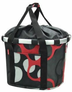 KLICKfix Fahrradkorb Fahrradtasche Bikebasket Reisenthel Rings 28x26x35 Cm