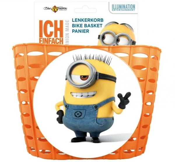 Bike Fashion Kinderfahrradkorb Minion 195x105x150 Mm 3 Bike Fashion Kinderfahrradkorb Minion 195x105x150 Mm