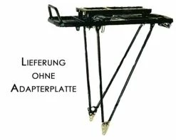 System-Gepäckträger Pletscher Master 310/345mm, Schwarz, 26-28",ohne Zubehör