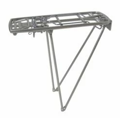 System-Gepäckträger Pletscher Athlete 310/345mm, Silber, 26-28", Ohne Zubehör