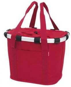 KLICKfix Fahrradkorb Fahrradtasche Bikebasket Reisenthel Rot 28x26x35 Cm