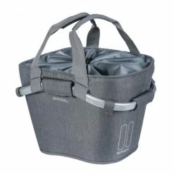 City-Tasche Basil Classic CarryAll Front Grey Melee, Abnehmbar Oh Halt,28x37x26cm