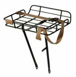 Gepäckträger Basil Portland Für VR Alu Schwarz 26-28" M.Strebe M.Umrandung