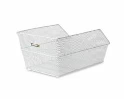 Hinterradkorb Basil Cento F. Schultasche 39 X 24 X 21 Cm, Weiß, Engmaschig