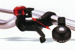 Reich Miniglocke Für Bremshebelmontage Schwarz, Alu, Inkl. Schelle