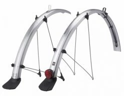 Trekkingbleche SKS Bluemels 28" Kabelk. 45mm, Silber, Mit Spoiler Und Strahler