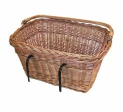 Weiden-Korb Basil Davos 33,5x48x25,5cm, Natur, Haken Vorn/hinten