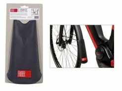 Spritzlappen Latz E-Bike Fahrer Schwarz 22 X 12 (LxB)