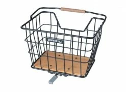 Basil Fahrradkorb Nordland Mik Schwarz/braun 40x32x30 Cm