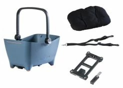 Basil Hundekorb Faded Denim Inkl. MIK System 48x37x28 Cm