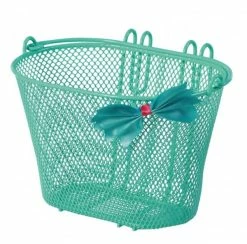 Basil Kinderfahrradkorb Jasmin Grün/Schleife 20x28x19 Cm