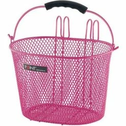 Point Kinderfahrradkorb Rosa 23x16x13 Cm