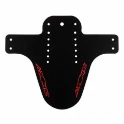 Azonic, Splatter Fender Für Federgabel, Logo, Schwarz/rot