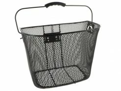 Kein Hersteller Relaxdays Lenkerkorb Stahl Schwarz