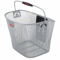 KLICKfix Lenkerkorb Silber 25x35x26 Cm