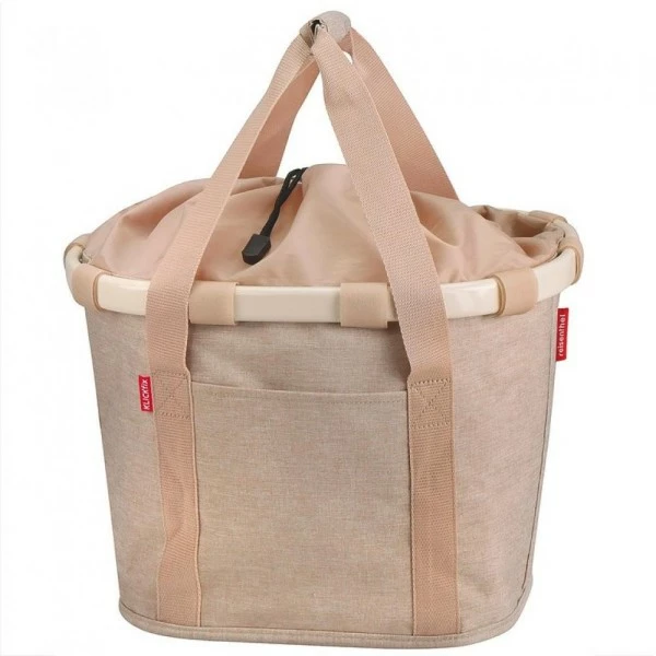 KLICKfix Fahrradkorb Fahrradtasche Bikebasket Reisenthel Twist Coffee 28x26x35 Cm 3 KLICKfix Fahrradkorb Fahrradtasche Bikebasket Reisenthel Twist Coffee 28x26x35 Cm
