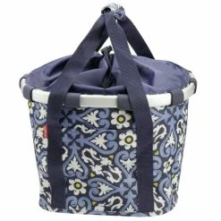 KLICKfix Fahrradkorb Fahrradtasche Bikebasket Reisenthel Floral 1 28x26x35 Cm