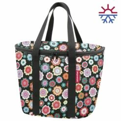 KLICKfix Fahrradkorb Iso Basket Bag Happyflowers 26x24x34 Cm
