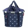 KLICKfix Fahrradkorb Fahrradtasche Bikebasket Reisenthel Mixeddots Blue 28x26x35 Cm -Gepäckträger Verkaufsladen ID 178582 orig 600x600