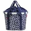 KLICKfix Fahrradkorb Fahrradtasche Bikebasket Reisenthel Signature Navy 26x35x28 Cm -Gepäckträger Verkaufsladen ID 178584 orig 600x600