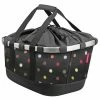 KLICKfix Fahrradkorb Bikebasket GT Dots 42x33x27 Cm -Gepäckträger Verkaufsladen ID 178637 orig 600x600