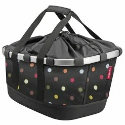 KLICKfix Fahrradkorb Bikebasket GT Dots 42x33x27 Cm