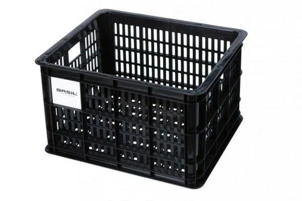 Basil Transportkorb Crate M 29,5 Liter Schwarz 45x35x25 Cm 3 Basil Transportkorb Crate M 29,5 Liter Schwarz 45x35x25 Cm
